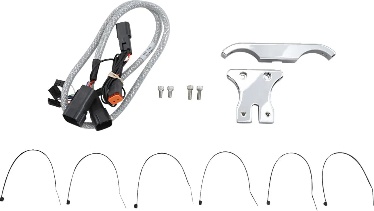 Dakota Digital Speedometerbeslag 1-1/4" Krom