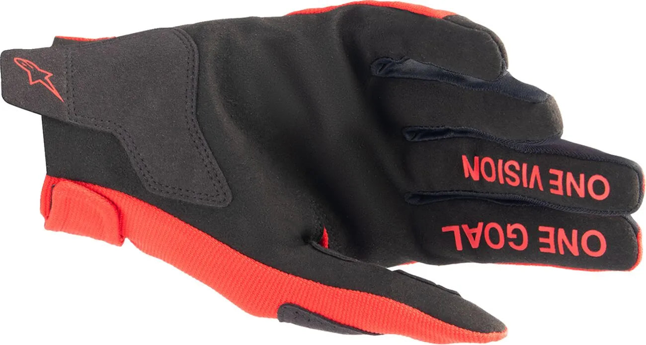Alpinestars Youth Radar Gloves - Black/Red/Silver