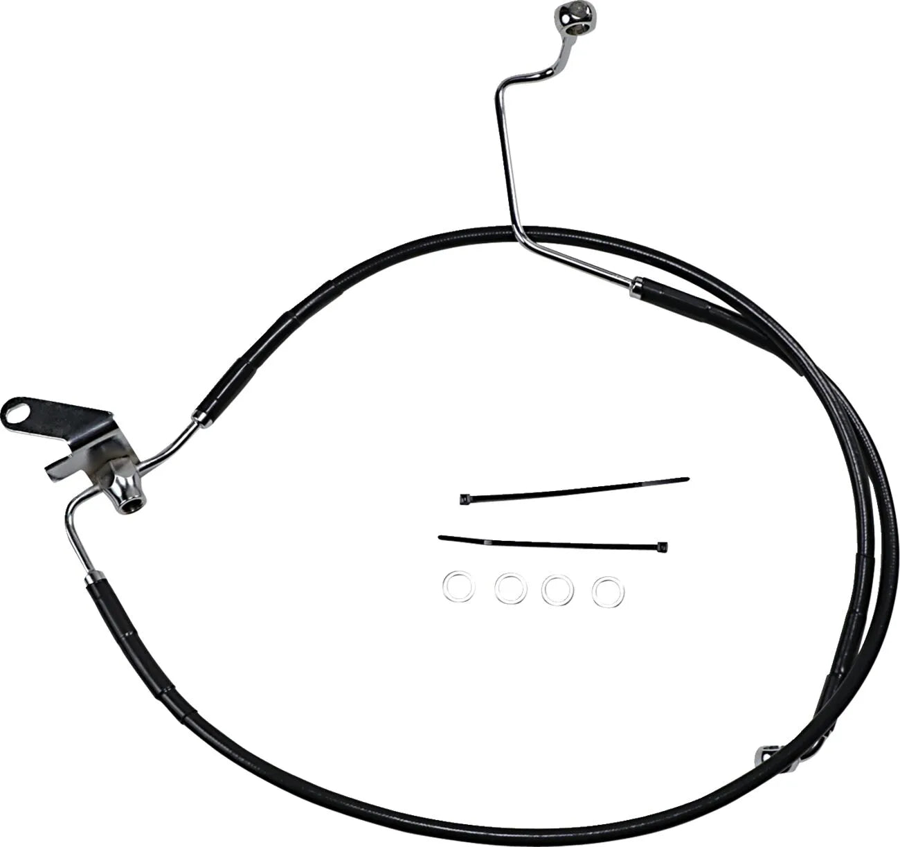 Drag Specialties Extended Brake Line Kit For Rear