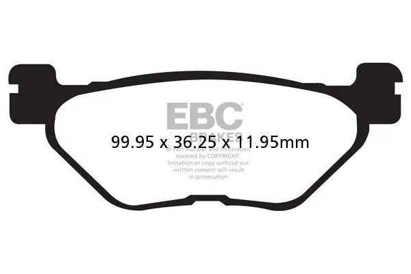 Ebc Sfa Series Organic Brake Pads For Scooters