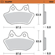 Moto-master Roadpro Sinter Brake Pad Rear