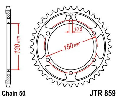 Jt Sprockets Stål Baghjul 530 38t