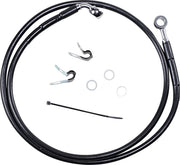 Drag Specialties Extended Brake Line Kit - Black Vinyl