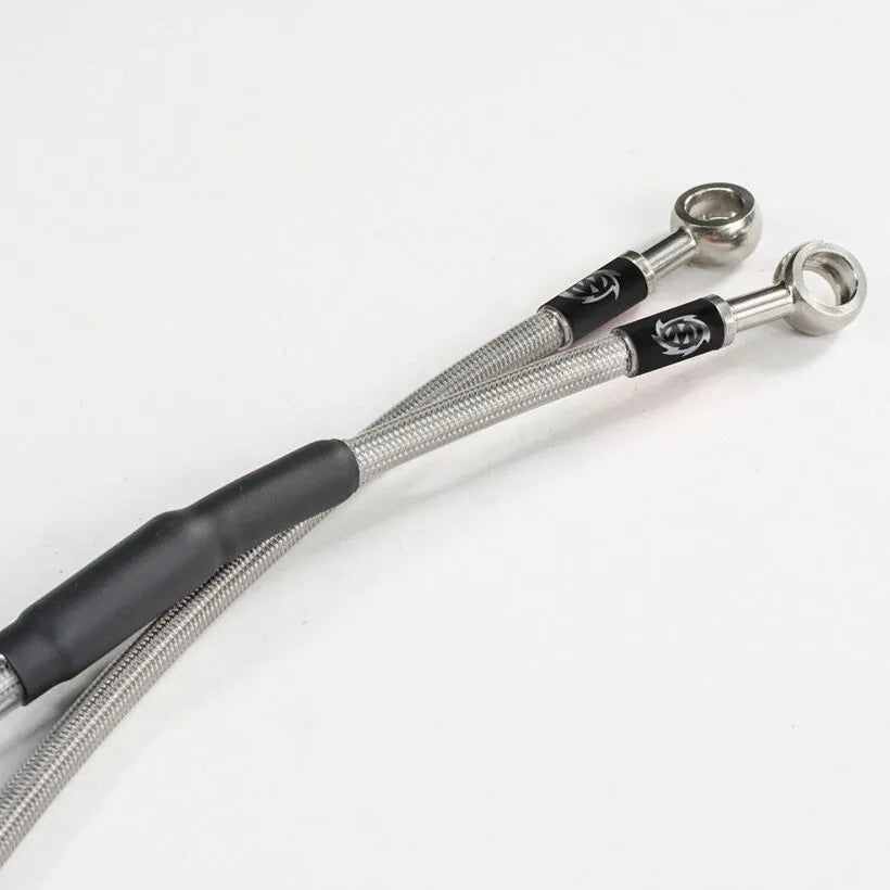 Moto-master Stainless Steel Braided Rear Brake Line Kit