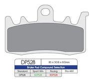 Dp Brakes Standard Sintered Metal Brake Pads - Pair