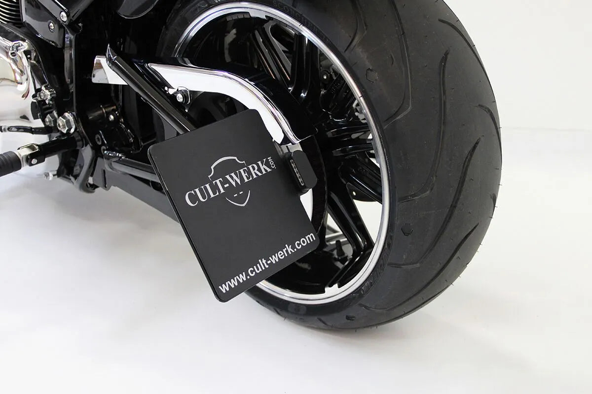 Cult Werk License Plate Holder With Led Light