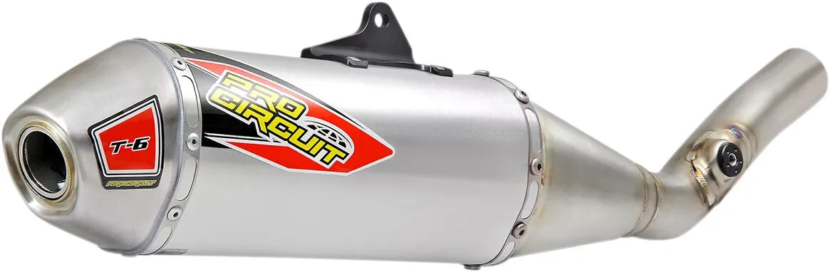 Pro Circuit T-6 Slip-on Silencer With Spark Arrestor