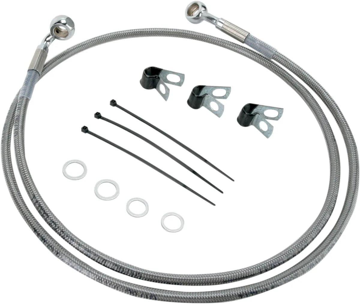 Drag Specialties Extended Brake Line Kit 48.25"
