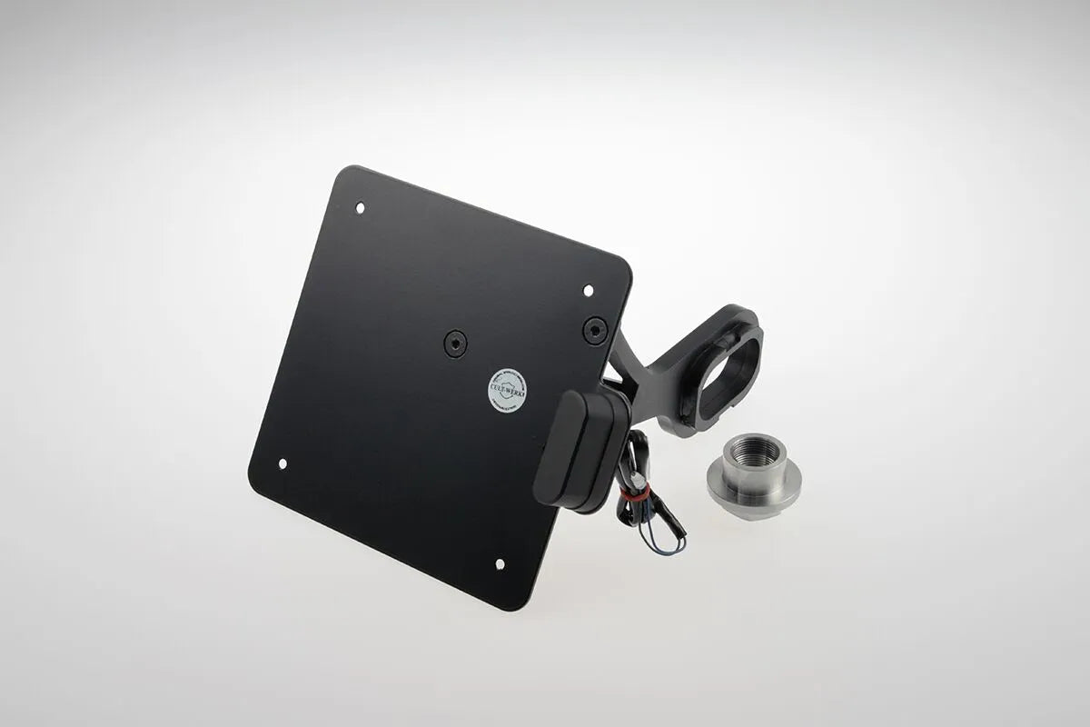 Cult Werk License Plate Holder - Black Steel