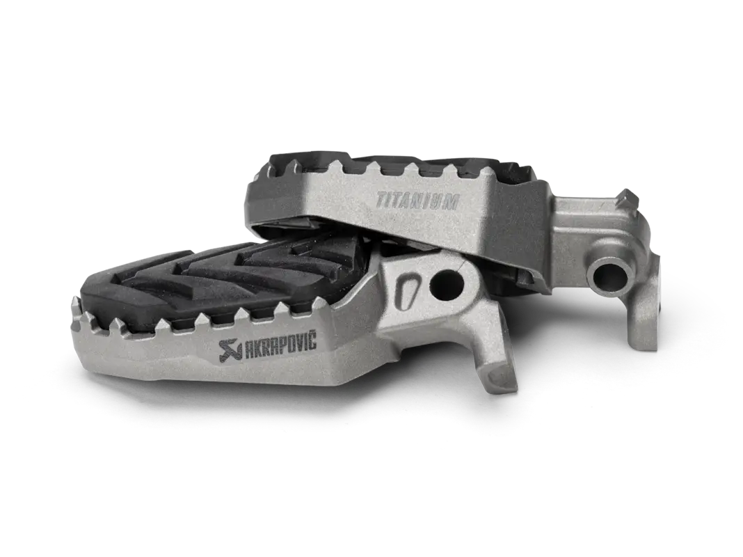 Akrapovic titanium fodpinde