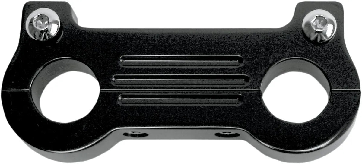 Accutronix målermonteringsadapter - sort billetaluminium