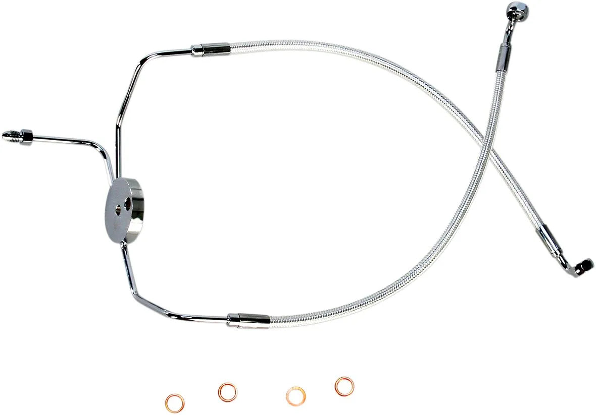 Magnum Shielding Front Lower Brake Line Kit - Dual Disc