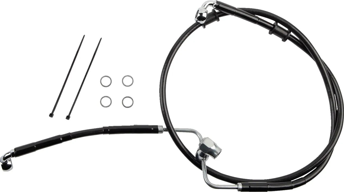 Drag Specialties Rear Brake Line For Non-abs Systems