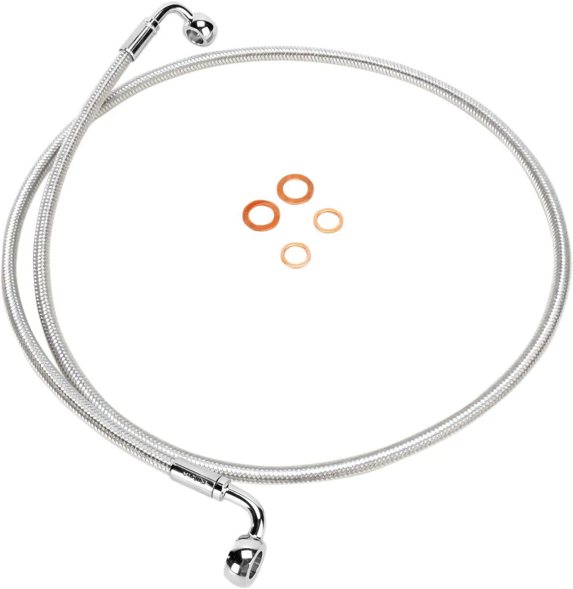 Magnum Shielding Braided Brake Line For Non-abs Models