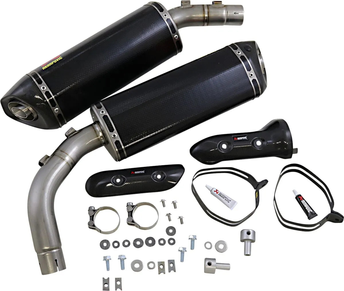 Akrapovic Carbon Fiber Slip-on Line Mufflers