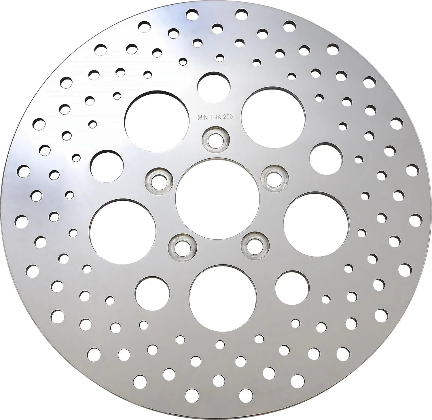 Drag Specialties Polished Brake Rotor For Oem Calipers