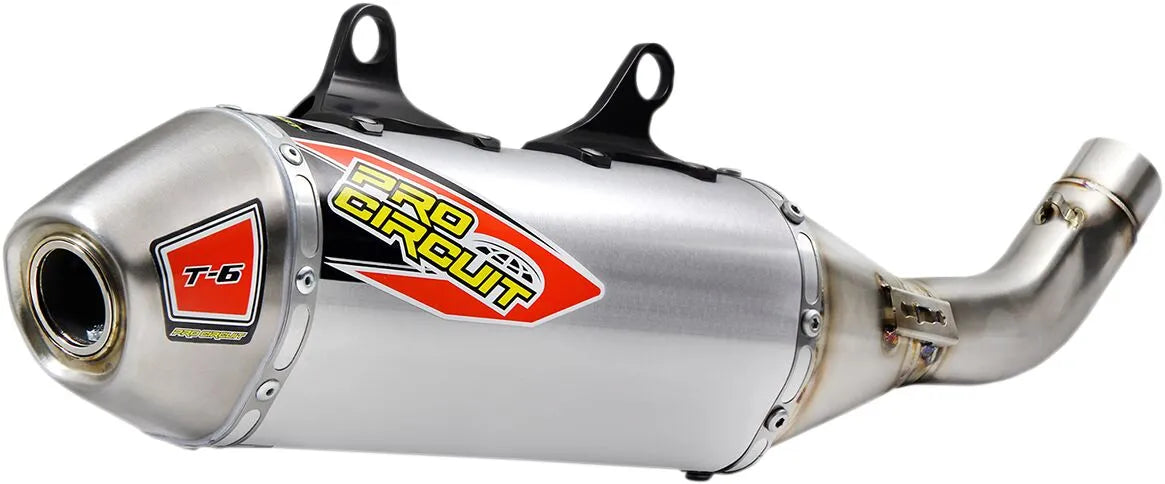Pro Circuit T-6 Slip-on Silencer With Spark Arrestor