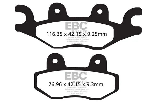 Ebc R Series Heavy Duty Sintered Brake Pads