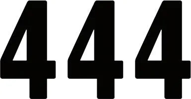 Factory Effex Pro Numbers Plate Graphic - Black 4