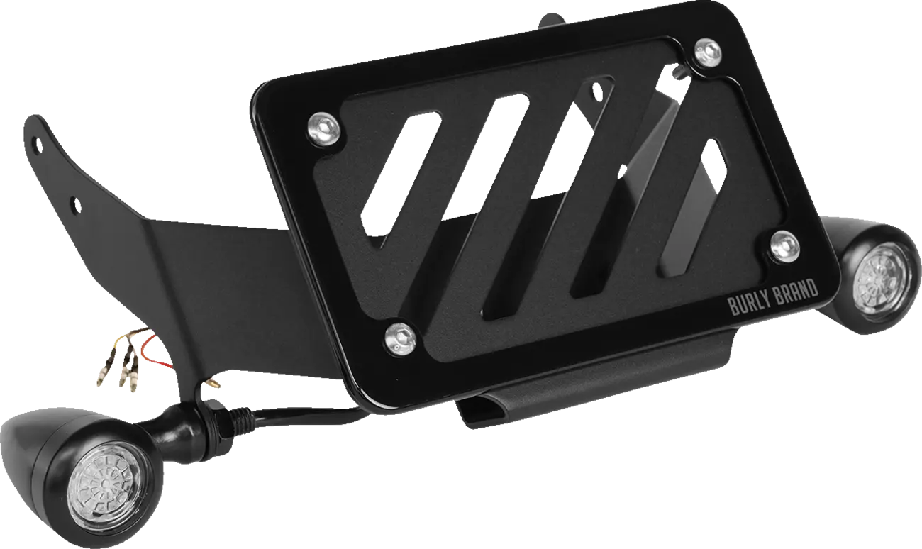 Burly Brand License Plate Kit For Honda Motorcycles