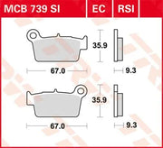 Trw Rsi Series Sintered Off-road Race Brake Pads
