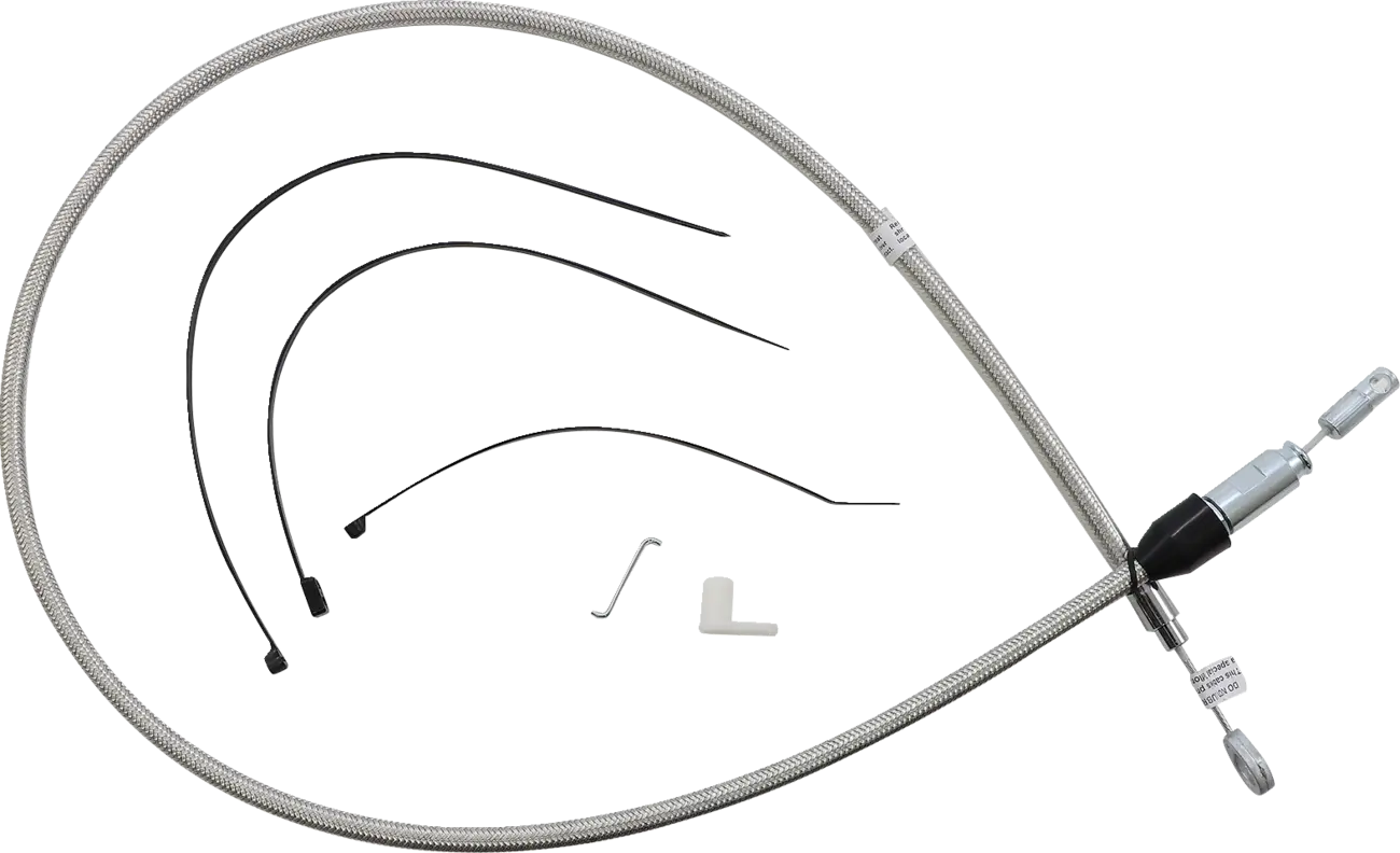 Magnum Shielding Quick Connect Clutch Cable Polished Stainless