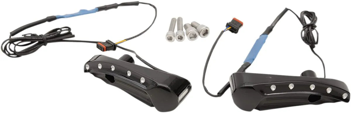 Covingtons Led Blinklys - Sort Billet Aluminium