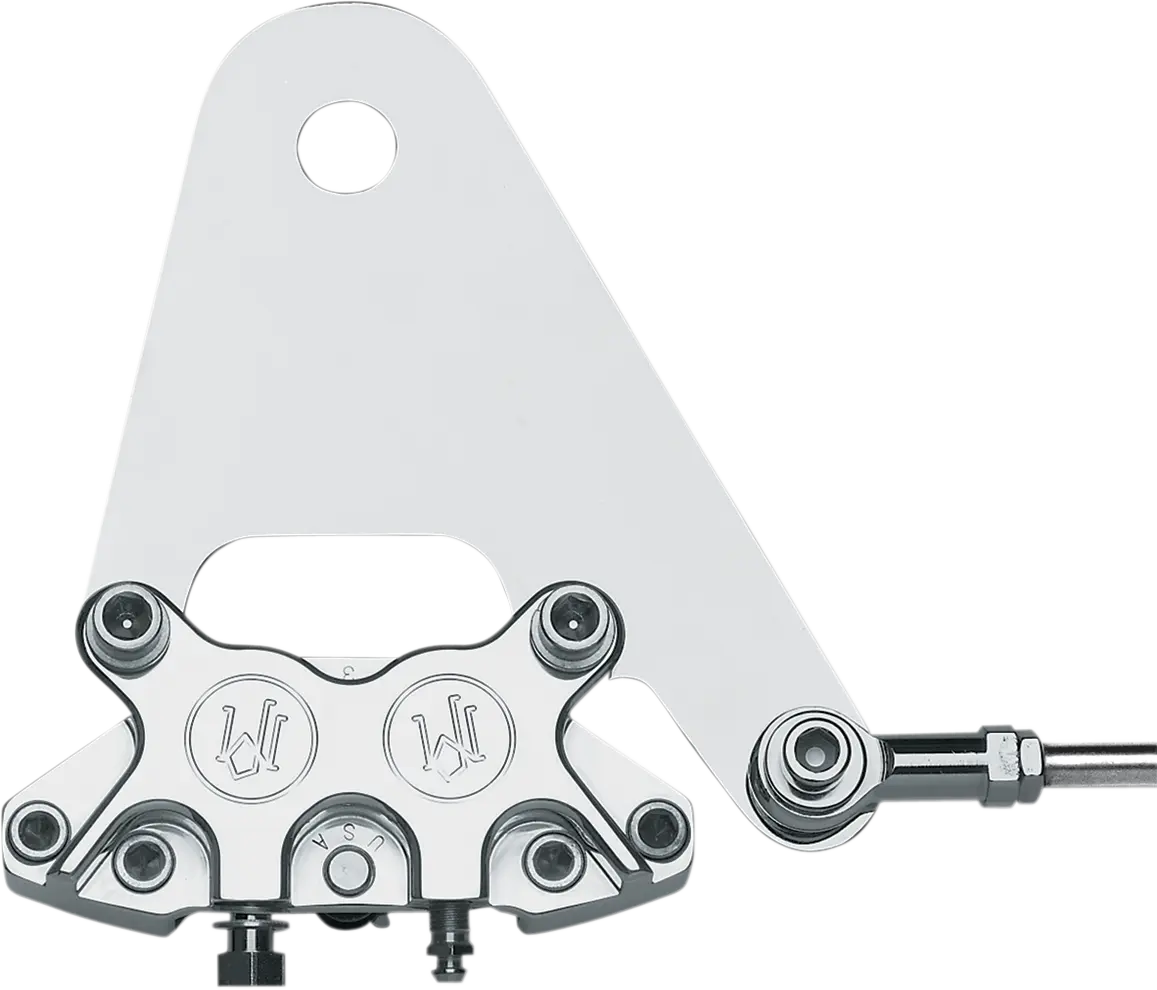Performance Machine Chrome Rear Brake Caliper Kit 11.5" Rotor