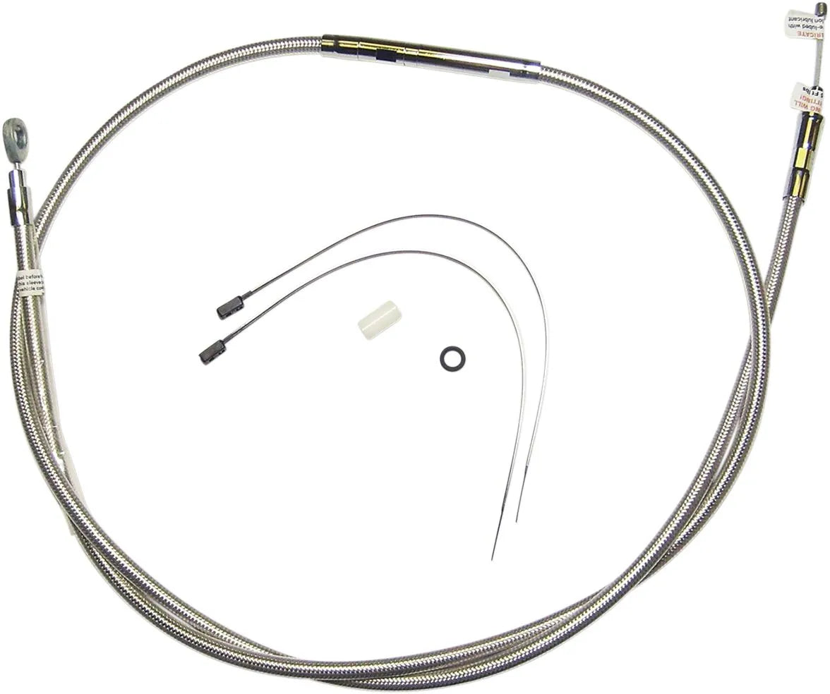 Magnum Shielding Polished Clutch Cable In Stainless Steel