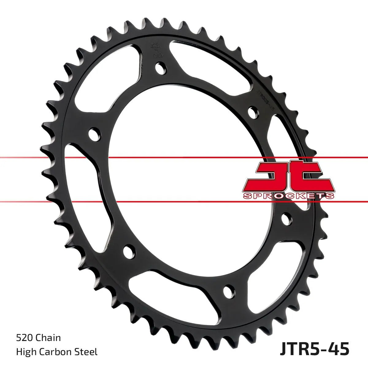 Jt Sprockets Stål Baghjul - 520, 45t