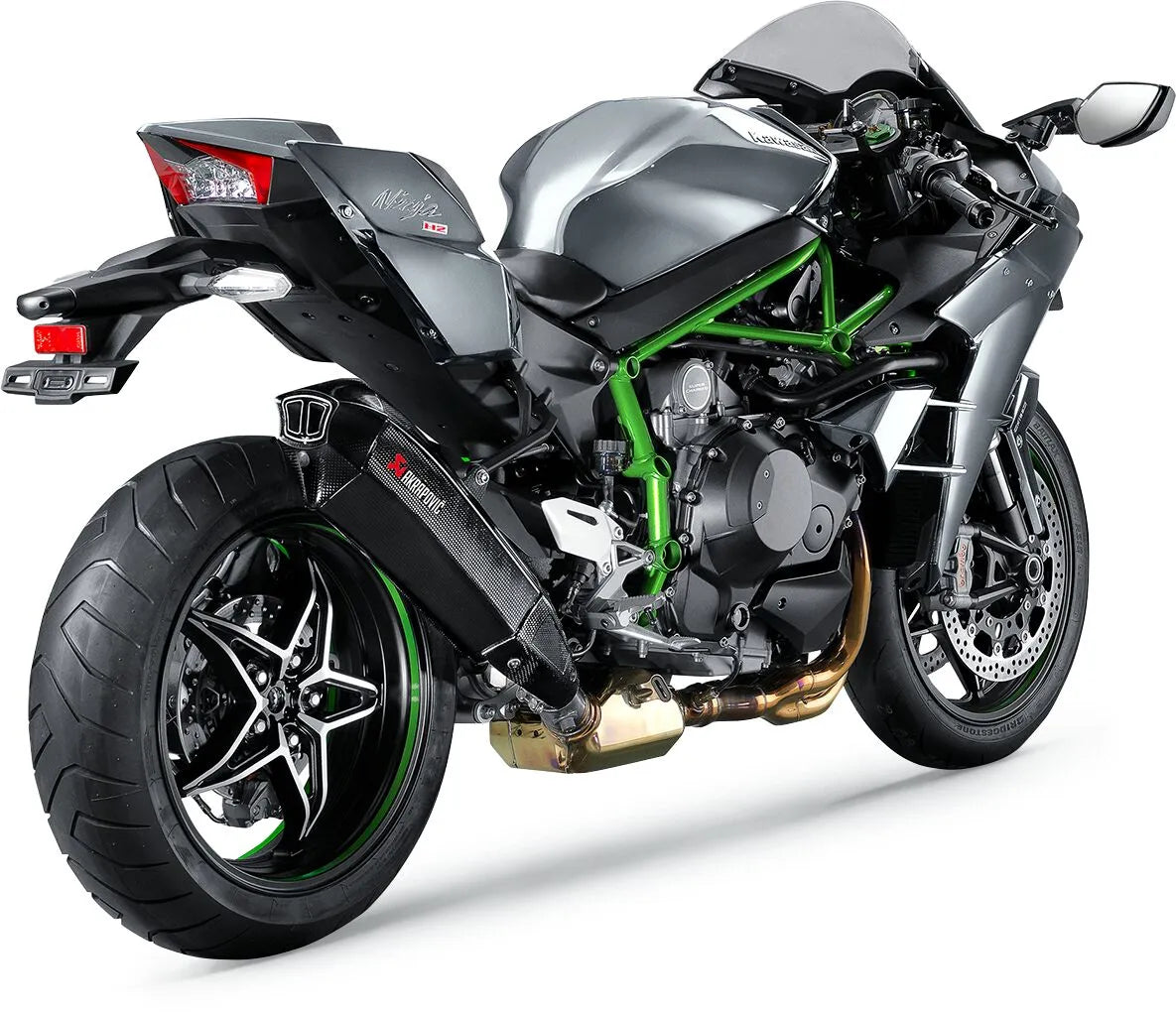 Akrapovic Slip-on Line Muffler For Kawasaki Ninja H2