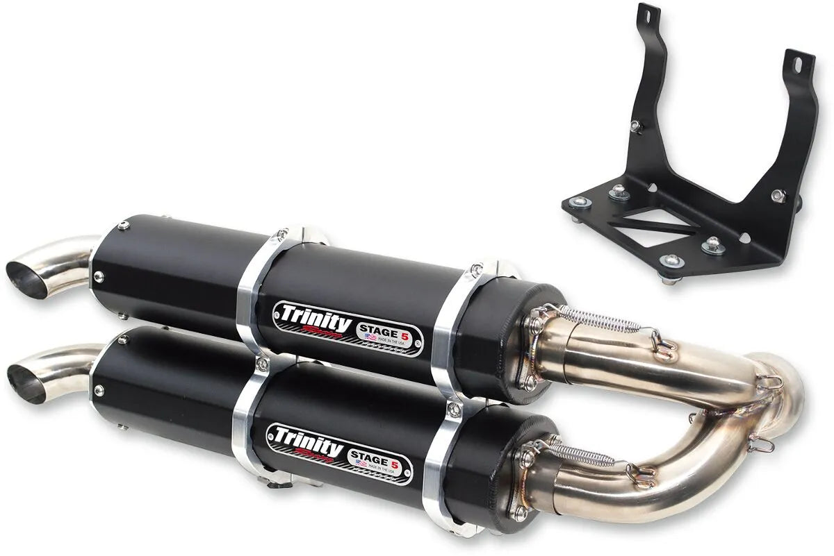 Trinity Racing Stage 5 Dual Slip-on Muffler