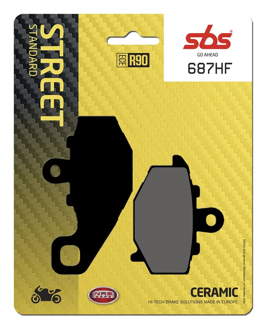Sbs Hf Street Ceramic Brake Pads - Oe Replacement