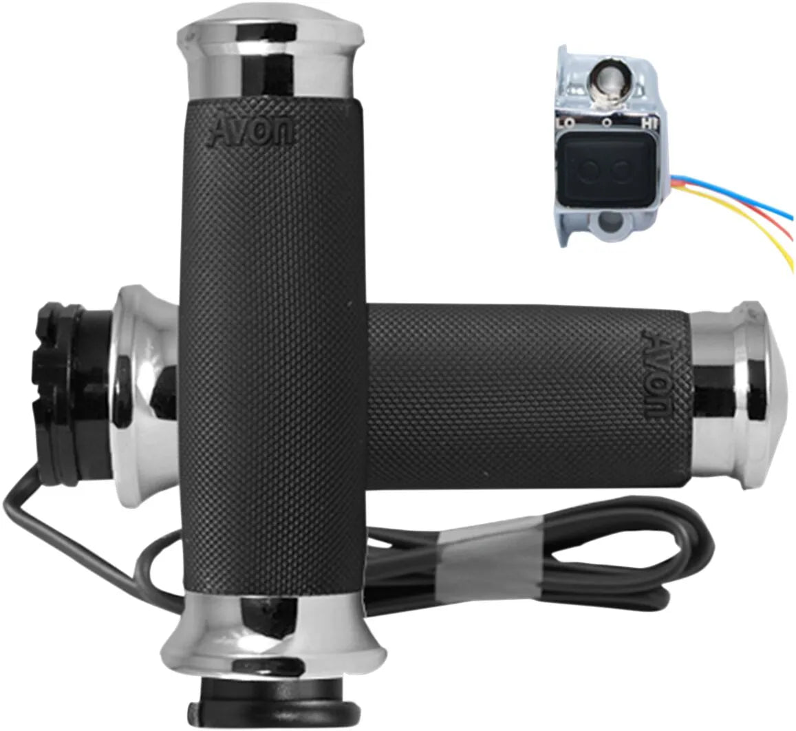 Avon Grips Varmegreb 1-tommer Sort/krom