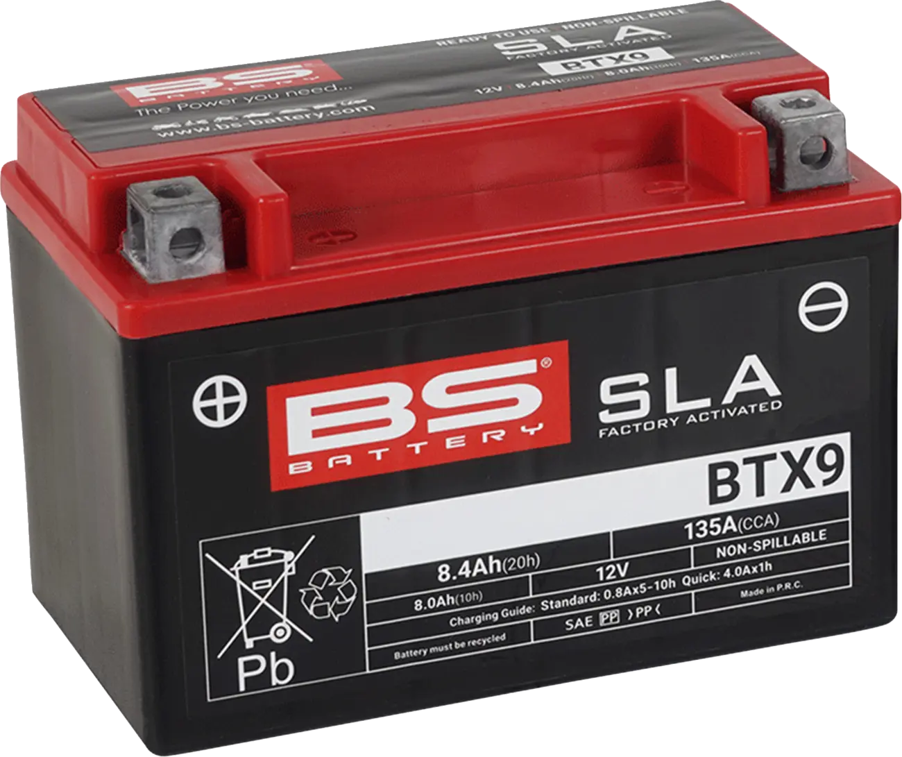 Bs Batteri Agm Vedligeholdelsesfrit batteri