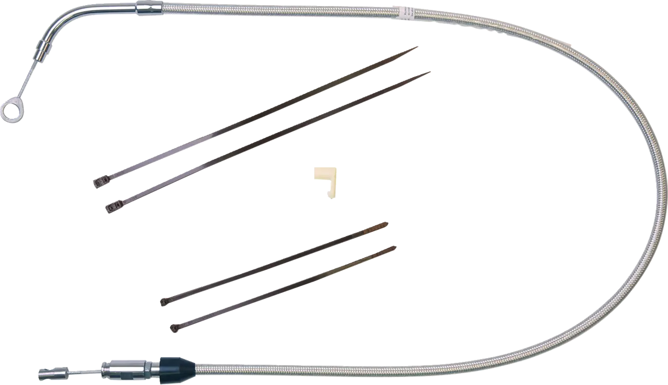 Magnum Shielding Quick Connect Clutch Cable Polished Stainless