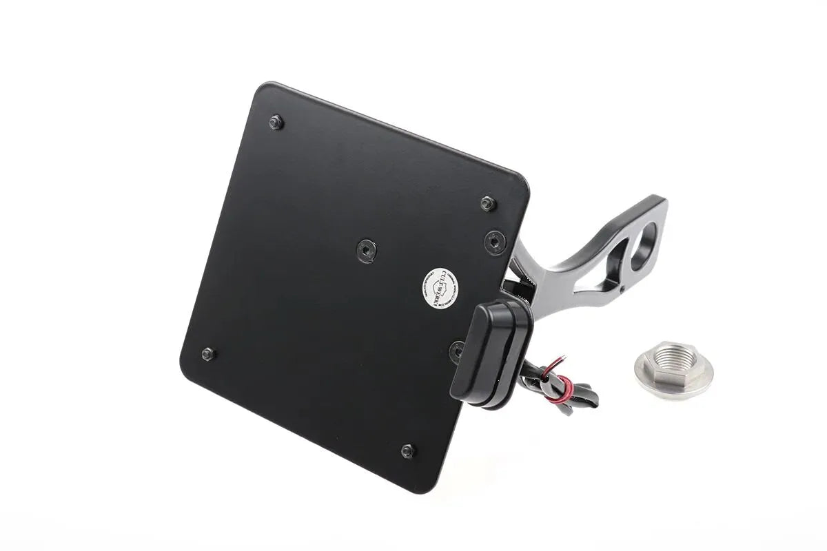 Cult Werk License Plate Holder With Led Light