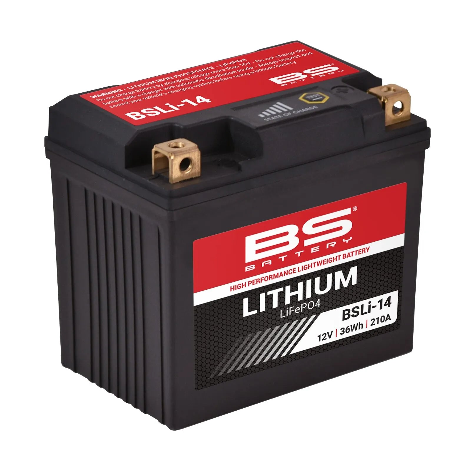 Bs Batteri Bsli-14 Lithium Motorcykel Batteri