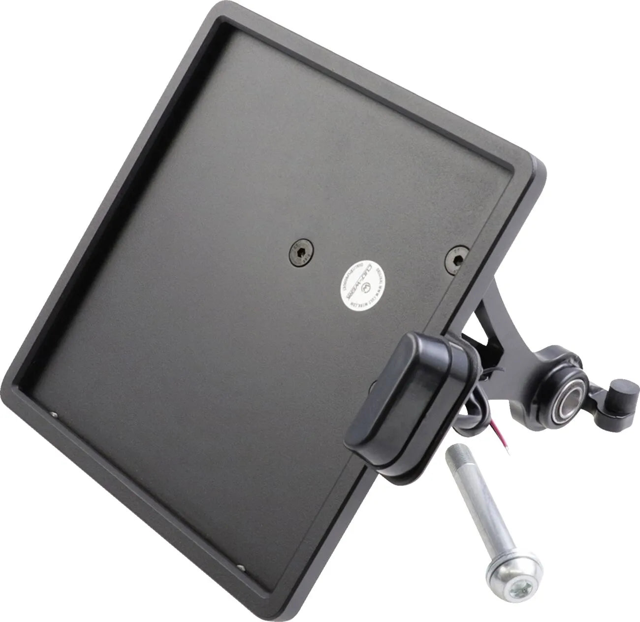 Cult Werk License Plate Holder - Black Steel