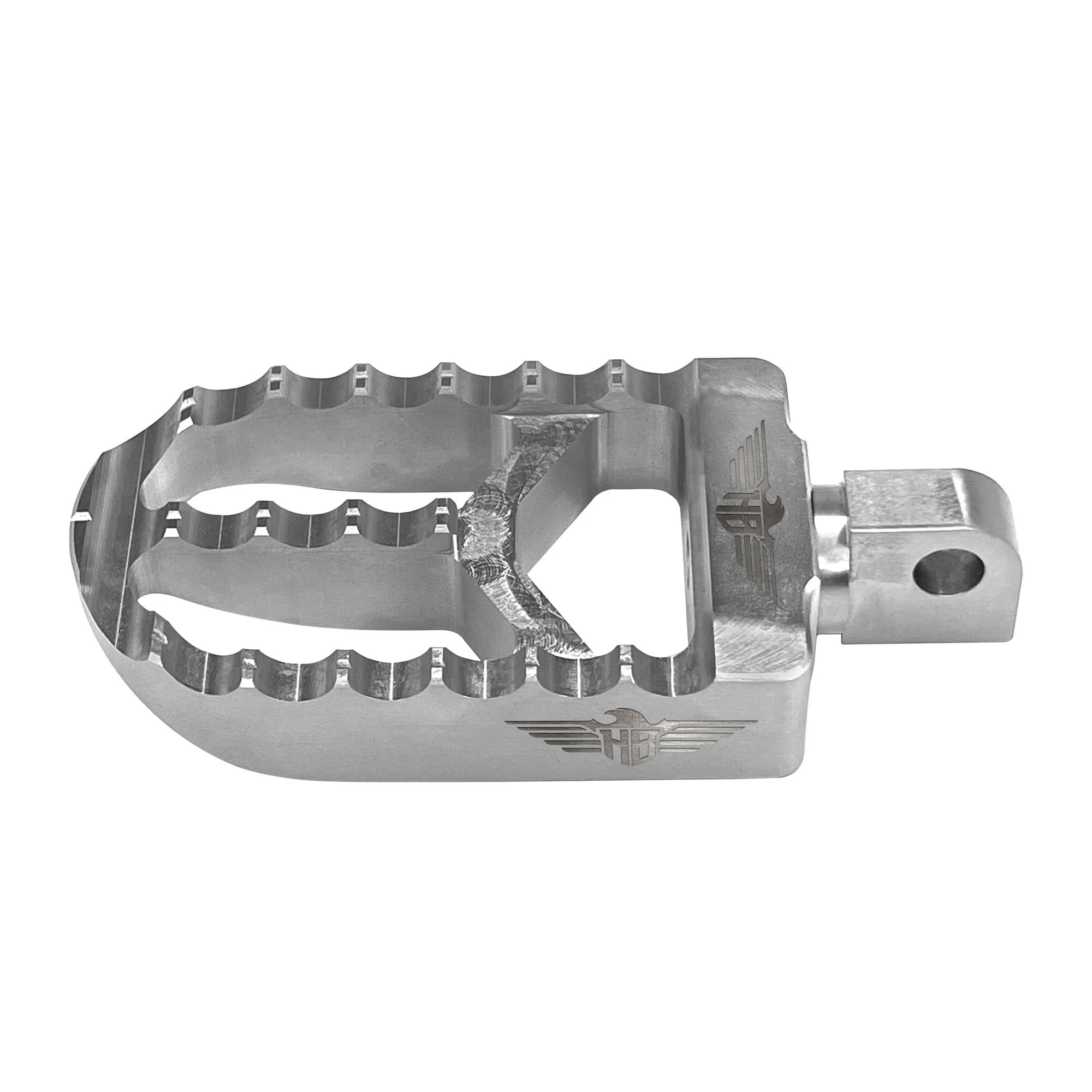 Heinz Bikes Fodstøtter Til Harley - Sølv Aluminium