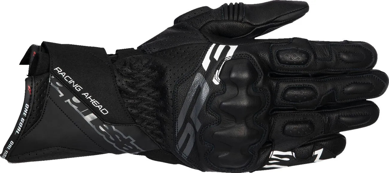 Alpinestars Sp-3 Leather Motorcycle Gloves - Black