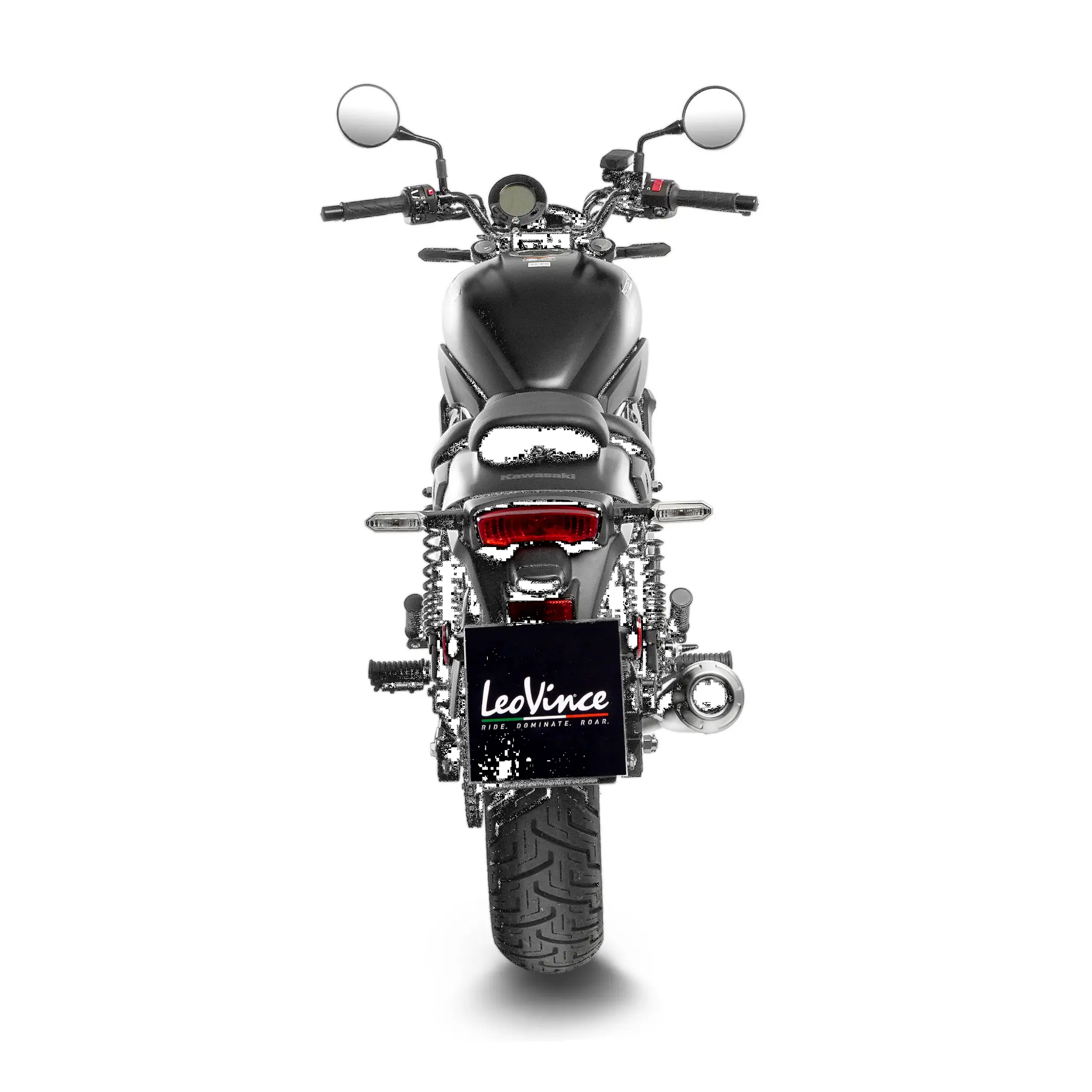 Leovince Lv Classic Racer Black Slip-on Muffler