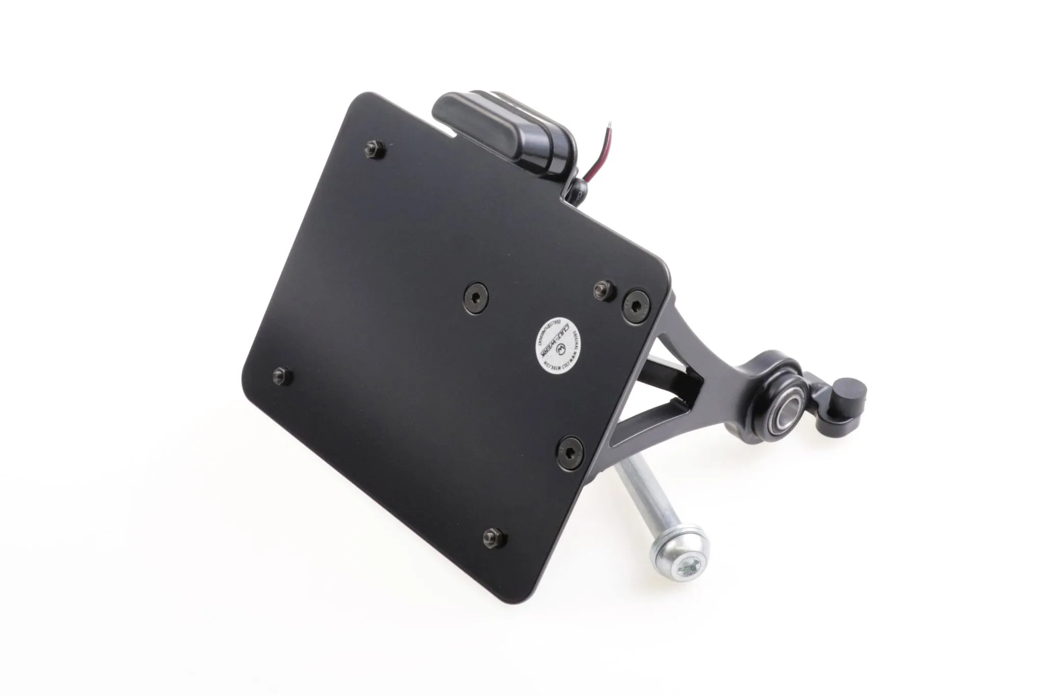 Cult Werk License Plate Holder - Black Steel