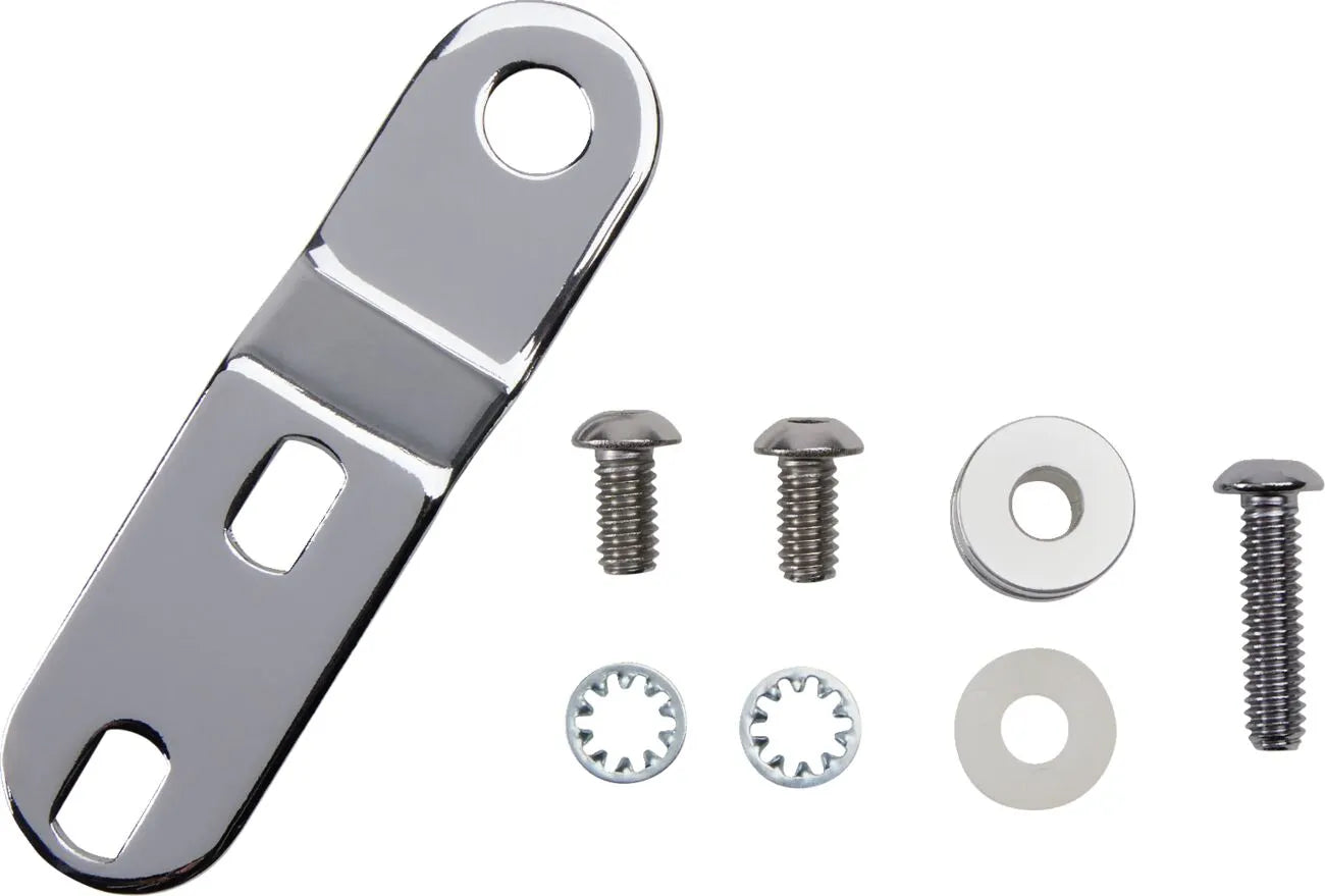 Le Pera Bare Bones Pillion Pad - Sort vinyl