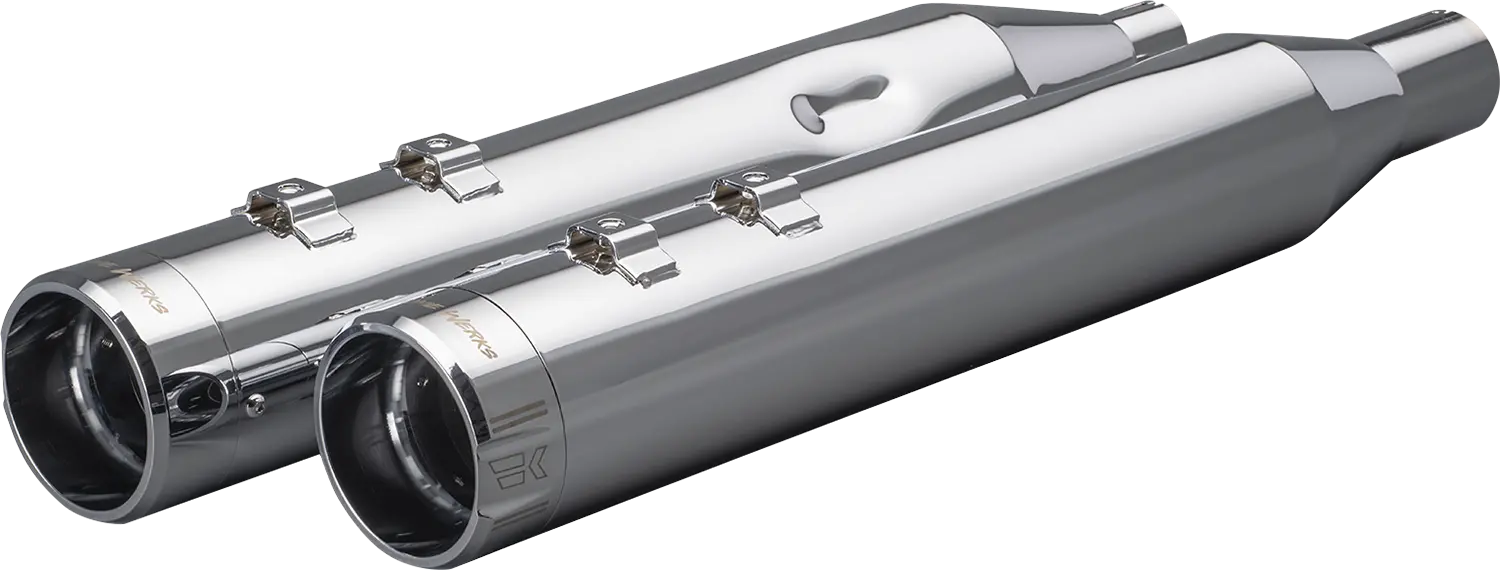 Khrome Werks 4.5" Hp-plus Slip-on Mufflers Chrome