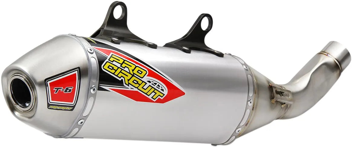 Pro Circuit T-6 Slip-on Silencer With Spark Arrestor