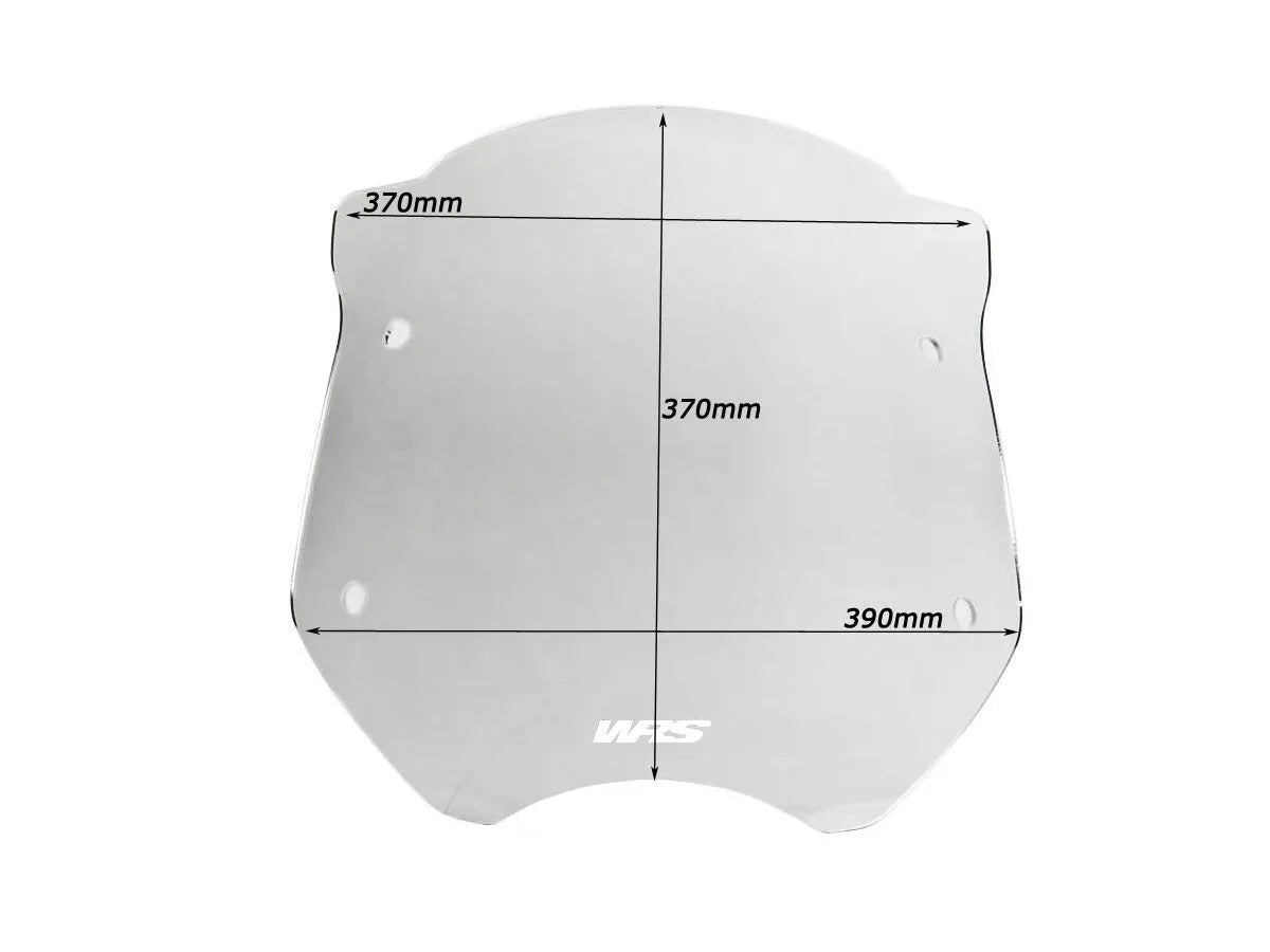 Wrs Windscreen Naked Bike - Smoke Plexiglas