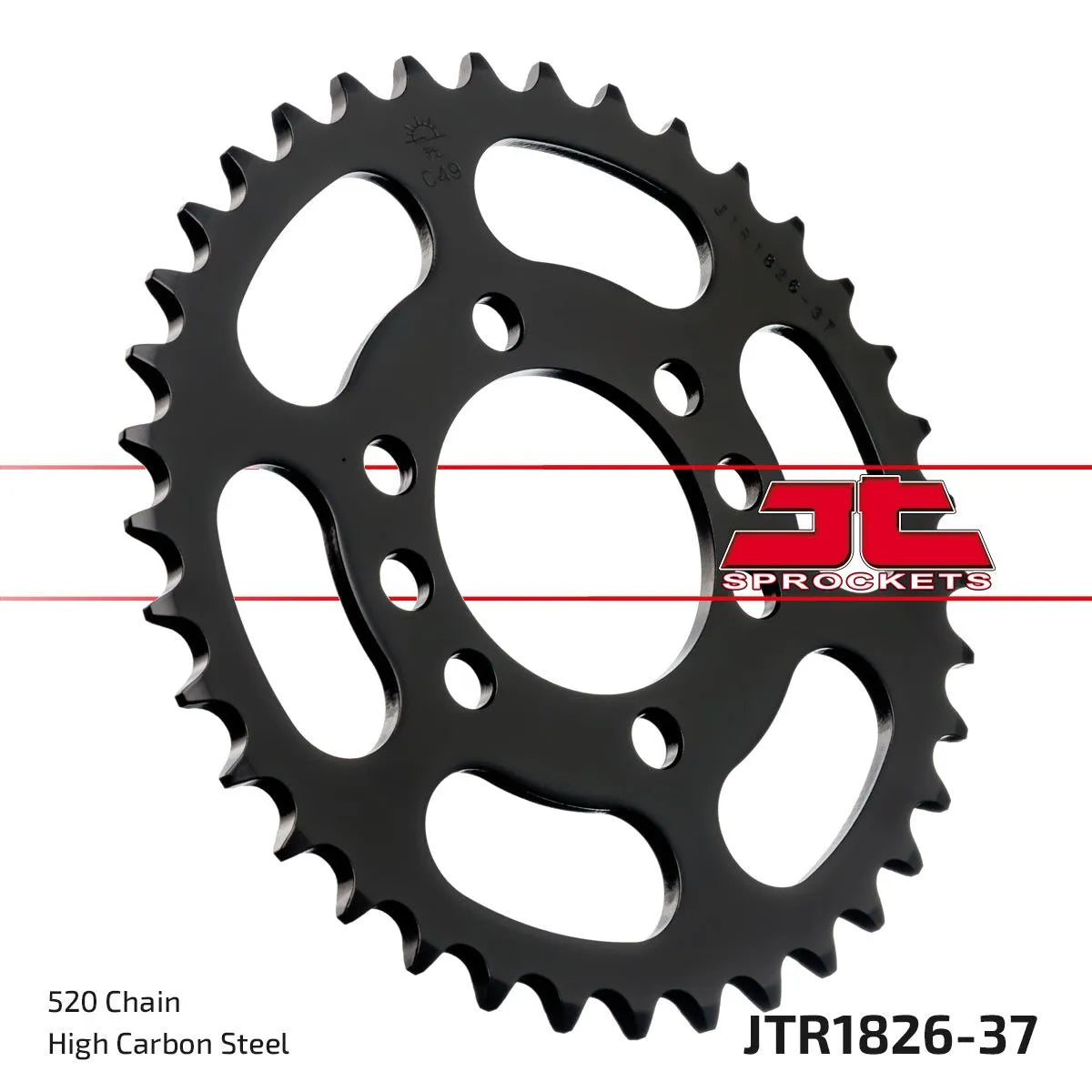 Jt Sprockets Stål Baghjul - 520, 37t