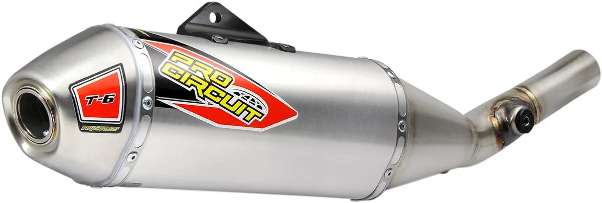 Pro Circuit T-6 Slip-on Silencer With Spark Arrestor