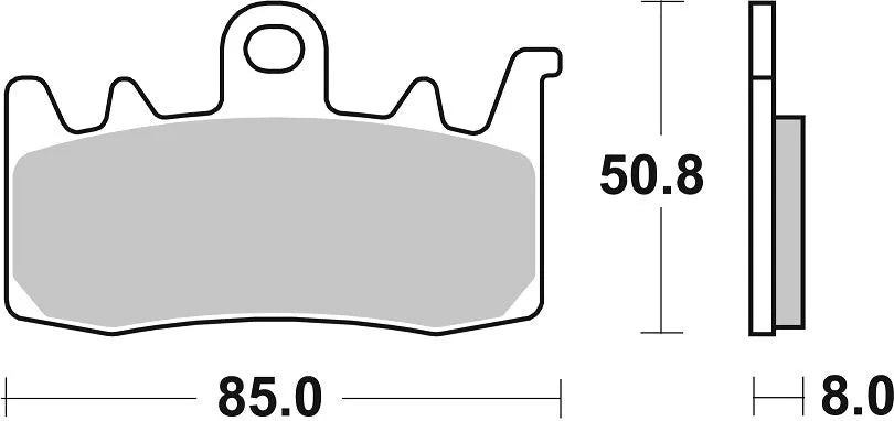 Sbs Dc Racing Dual Carbon Brake Pads